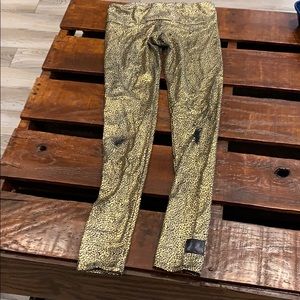 purusha pebble gold leggings